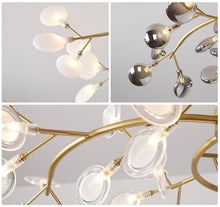 Load image into Gallery viewer, Modern LED Pendant lights ,Gold Black tree branch Chandelier, room decor
