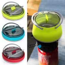 Load image into Gallery viewer, Multifunctional Portable Silicone Kettle, Collapsible Boiler Foldable Water Pot, Stainless Steel Bottom

