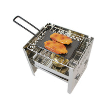 Load image into Gallery viewer, Portable BBQ Frying Plate, Foldable Outdoor Camping Cookware, Barbecue Nonstick Grill. Baking Pan
