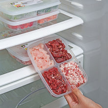 Load image into Gallery viewer, 1-5PCS, 4 Grids Food Fruit Storage Box Refrigerator, Freezer Organizer, Container Boxes
