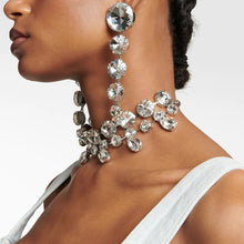 Load image into Gallery viewer, Stonefans Fashion Round Crystal Jewelry Set, Luxury Rhinestone Dubai Bridal Necklace Earrings Set
