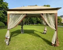 Load image into Gallery viewer, 11x 11Ft Pop Up Gazebo With Removable Zipper Netting,2-Tier Soft Top Event Tent
