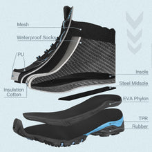 Load image into Gallery viewer, Men,s Winter Hiking Boots, Waterproof, Rubber, Non Slip - outdoorgearandaccessories

