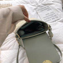 Load image into Gallery viewer, Small Straw Bucket Bag, Crossbody Bag,  Travel Purses and Handbags, Female Shoulder bag
