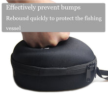 Load image into Gallery viewer, Portable EVA Fishing Reel Bag, Protective Case, Cover for Drum/Spinning/Raft Reel Fishing Pouch Bag
