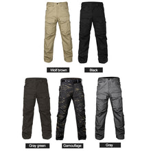 Load image into Gallery viewer, Outdoor mens pants, four seasons, multi-pocket, YKK zipper for camping riding hiking trousers
