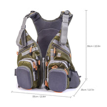 Load image into Gallery viewer, Blusea Fishing Vest, Life Jacket ,Mesh Fly Fishing Vest, Lifejacket
