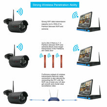 Load image into Gallery viewer, Wireless WiFi Camera Outdoor, Home Security,  LCD Monitor Black - outdoorgearandaccessories
