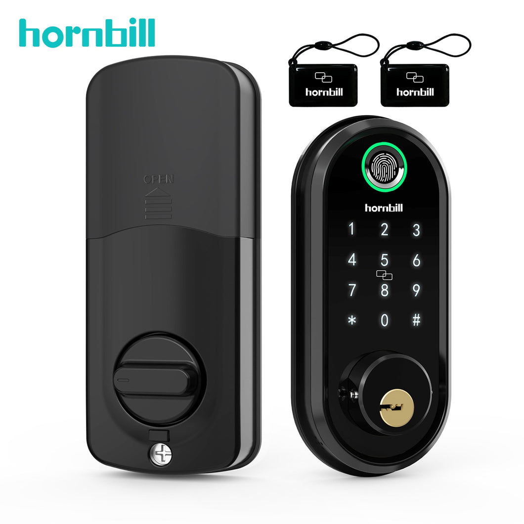WIFI Electronic Smart Door, Fingerprint Locks Magnetic IC Card Remote Unlock Password - outdoorgearandaccessories