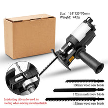Load image into Gallery viewer, Conversion Kit, Electric Drill to Electric Chain Saw Adapter Attachment Woodworking Pruning Tools
