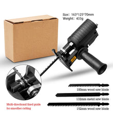 Load image into Gallery viewer, Conversion Kit, Electric Drill to Electric Chain Saw Adapter Attachment Woodworking Pruning Tools

