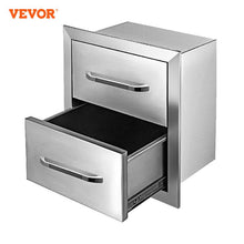 Load image into Gallery viewer, VEVOR Stainless Steel Outdoor Kitchen Drawers W/ Handle, Large Storage BBQ Island
