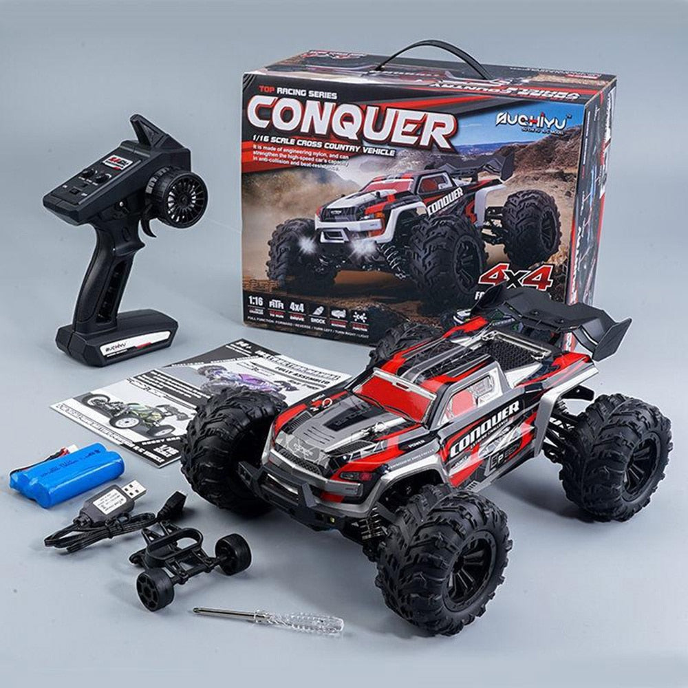 Large RC Cars 50km/h High Speed Toys for Boys Remote Control Car, 4WD Off Road Monster Truck