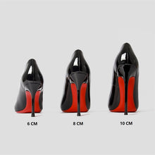 Load image into Gallery viewer, Luxury Shoes, Red Shiny Bottom Pumps, Large Size High Heel Shoes, Sexy Party Pointed Toe
