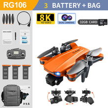Load image into Gallery viewer, Drone 8k Profesional GPS 3 km Quadcopter With Camera Dron 3 Axis Brushless Motor 5G WiFi
