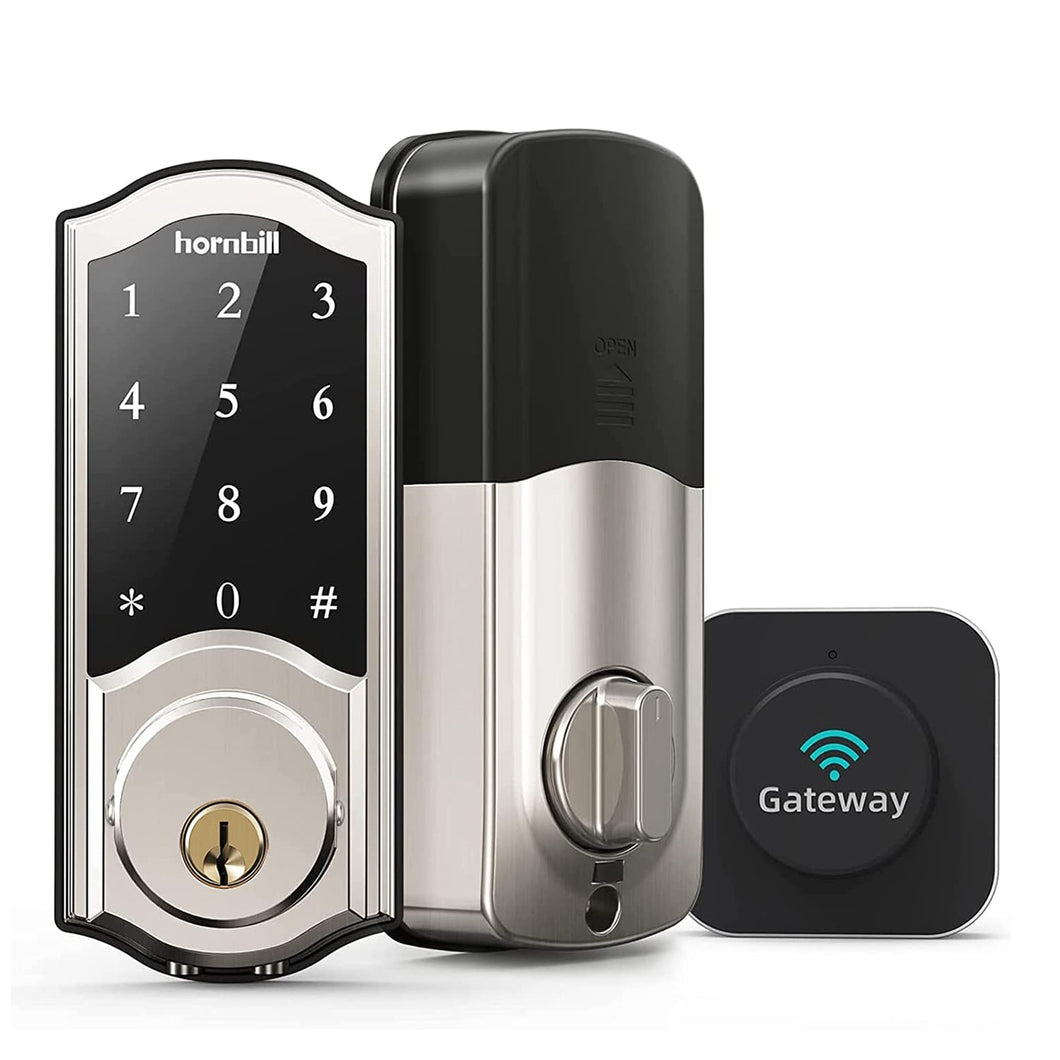Electronic Smart Door Lock With WIFI, Password,Keyless, Bluetooth Unlock Door Locks - outdoorgearandaccessories