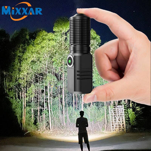 USB C Rechargeable Mini Battery hand-hold Flashlight ,1500lm Powerful Torch - outdoorgearandaccessories