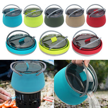 Load image into Gallery viewer, Multifunctional Portable Silicone Kettle, Collapsible Boiler Foldable Water Pot, Stainless Steel Bottom

