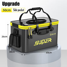 Load image into Gallery viewer, Portable Fishing Bag, Foldable Fishing Bucket ,Live Fish Box Camping Water Container Pan
