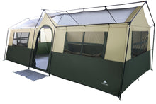 Load image into Gallery viewer, Ozark Trail Hazel Creek 12 Person Cabin Tent, 3 Rooms, tents outdoor camping , Green
