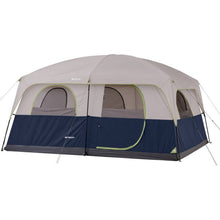 Load image into Gallery viewer, New Ozark Trail 10-Person Tent, Family Cabin Tent Sleeps &amp; Fits 2 Queen Airbeds
