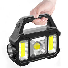 Load image into Gallery viewer, Multi-function Rechargeable Flashlight, Waterproof Torch Light, Powerful Lantern Solar USB Charging - outdoorgearandaccessories
