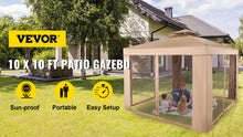 Load image into Gallery viewer, VEVOR Outdoor Gazebo Canopy Tent W/ Netting, Sandbag, Patio Garden Shade Awning ,Shelter
