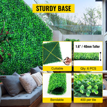 Load image into Gallery viewer, VEVOR 50x50 Artificial Plants Grass Wall Panel, Boxwood Hedge Backdrop,  Privacy Fence
