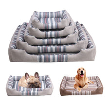 Load image into Gallery viewer, Plush Bed House, Warm Soft Square for Cats or small dogs Pet Cushion - outdoorgearandaccessories
