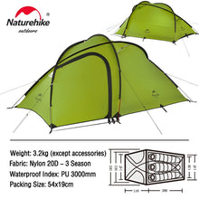 Load image into Gallery viewer, 3 to 4 Person Camping Tent - outdoorgearandaccessories
