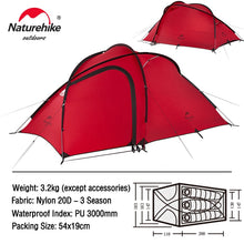 Load image into Gallery viewer, 3 to 4 Person Camping Tent - outdoorgearandaccessories
