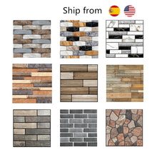 Load image into Gallery viewer, 20PCS Self Adhesive Tile Wall Sticker,  3d pvc sticker Covers, Waterproof Wallpaper
