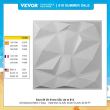 Load image into Gallery viewer, VEVOR 13Pcs 3D Wall Stickers, Self Adhesive PVC Wall Tiles,
