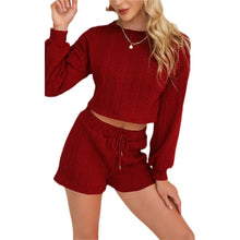 Load image into Gallery viewer, Autumn Winter New Women&#39;s 2 Piece Set Casual Sweaters Home Wear Sports Yoga Suits
