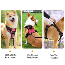 Load image into Gallery viewer, Dog No Pull Breathable Reflective Pet Harness Vest For Small or Large Dogs - outdoorgearandaccessories
